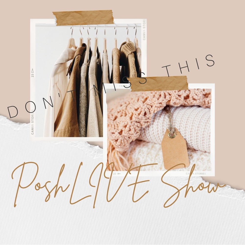 LIKE this listing to be notified for POSH LIVE